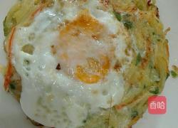 鸟巢蛋饼的做法图解3