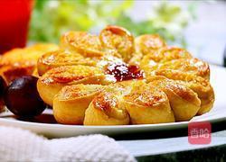 椰蓉花形面包的做法图解26