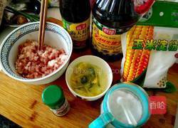 自制猪肉丸子的做法图解1