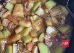 西瓜皮炖五花肉的做法图解4