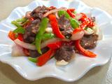 双色椒爆牛肉的做法[图]