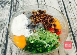 香菇虾仁丝瓜烙饼的做法图解7