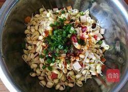 黄豆芽拌双丁的做法图解6