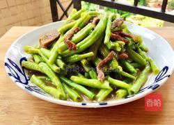 豇豆炒肉丝的做法图解9