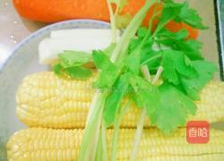 胡萝卜玉米淮山骨头汤的做法图解1