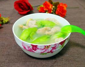 丝瓜肉片汤[图]