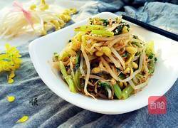 芹菜拌黄豆芽的做法图解12