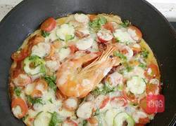简易版鲜虾披萨的做法图解8