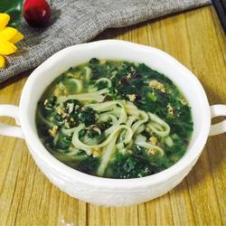 菠菜鸡肝面的做法[图]