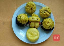 双色双馅双层包子的做法图解12