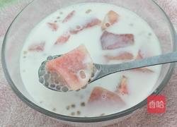 蜜桃西米露的做法图解4