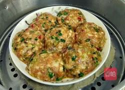 虾米肉丸蒸蛋的做法图解9