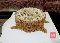 巧克力树桩蛋糕的做法图解10