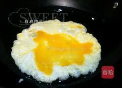 腊肠菜丁蛋炒饭的做法图解3