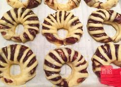 豆沙面包圈的做法图解21