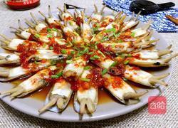 蒜蓉辣椒酱蒸蛏子的做法图解10