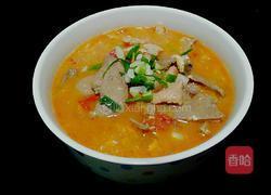 猪肝瘦肉蕃茄蛋汤的做法图解7