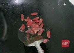 广式腊肠炒青瓜的做法图解3