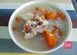 沙虫猪骨淮山粥的做法图解6