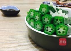 白灼爽秋葵的做法图解6