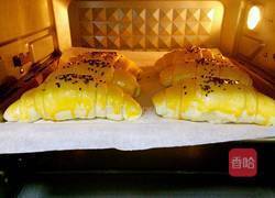 蜜豆牛角包的做法图解17