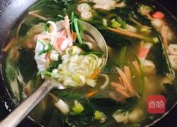 菠菜粉丝汤的做法图解4