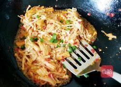 蒜蓉剁椒炒金针菇的做法图解5