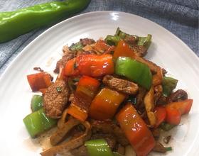 肉片炒香干[图]