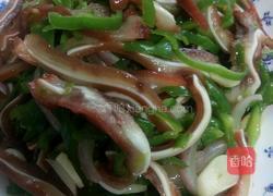 青椒炒猪耳朵的做法图解5