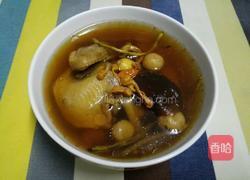 原盅炖乳鸽石斛虫草花汤的做法图解5