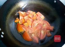 番茄鸡蛋青菜汤的做法图解3