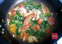 番茄鸡蛋青菜汤的做法图解8