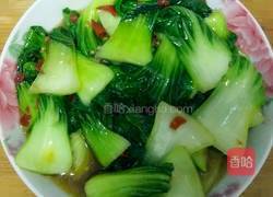 炝炒小白菜的做法图解5