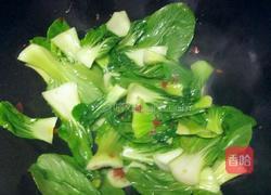 炝炒小白菜的做法图解3