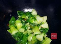 炝炒小白菜的做法图解4
