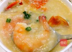 EE秘制沙虾花蟹粥的做法图解12