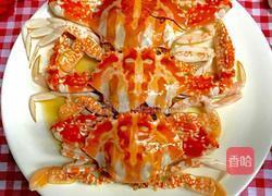 剁椒蒜蓉蒸红蟹的做法图解10