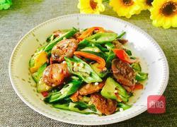 秋葵炒辣肠的做法图解10