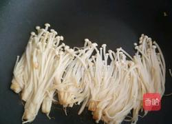香煎金针菇的做法图解2