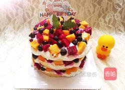 水果裸蛋糕（六寸）的做法图解6