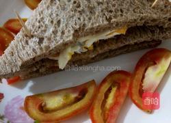 蛋蔬三明治的做法图解11