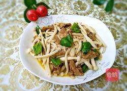 海鲜菇炒肉片的做法图解14