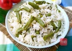 豆角闷饭的做法图解1