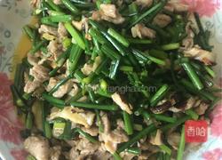 韭黄炒瘦肉的做法图解8