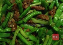 四季豆炒腊肉的做法图解7