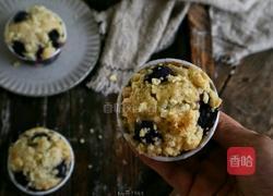 蓝莓酸奶马芬蛋糕的做法图解2