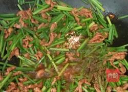 韭苔肉丝的做法图解6
