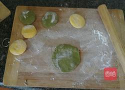 南瓜抹茶馒头的做法图解4