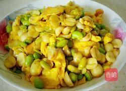 青豆莲子烩鸡蛋的做法图解4