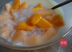 芒果哈密瓜西米露的做法图解6